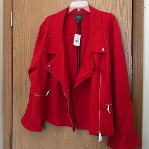 Limited red Moto jacket NWT
